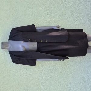 Oleg Cassini Ladies Linen Blend Short Sleeve (2Pc) Skirt Set